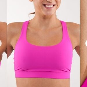 lululemon athletica Energy Bra Paris Pink